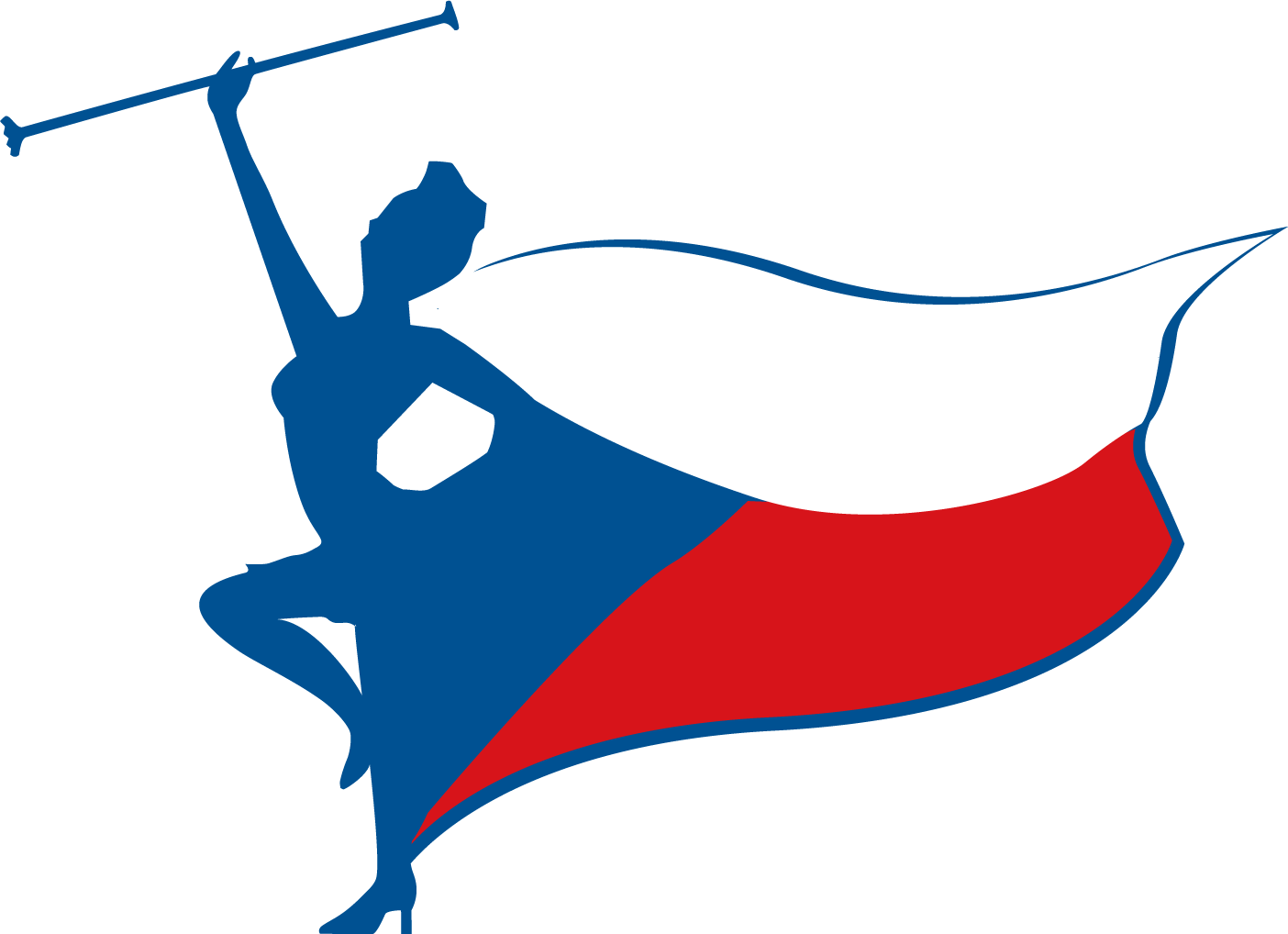 Oficiální logo Mistrovství České republiky v mažoretkovém sportu